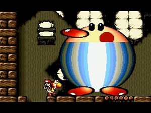 1-4 ボス ビッグドンブリ 攻略【ヨッシーアイランド】