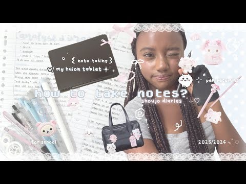 [NEW] ꒰ aesthetic ྀི꒱ how do to take notes? ♡: 🎀 simple note-taking inspo, paper & tablet… ݁ ˖ ꒱