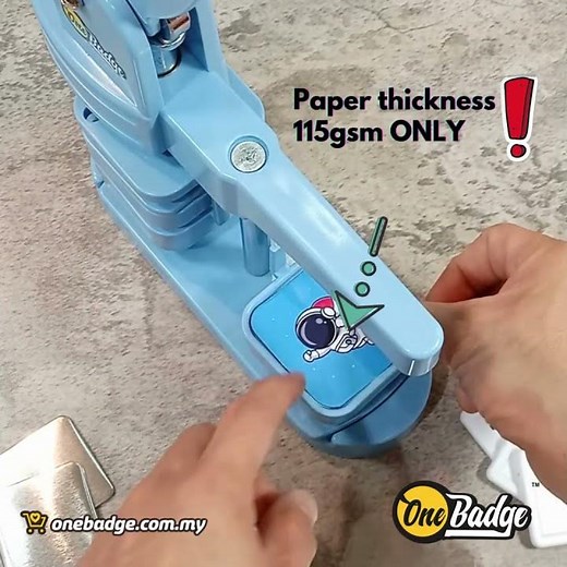 How To Make a Square Pin-Back Button Badge 50mm x 50mm- Onebadge