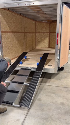 Stop breaking your back loading your sled ❄️🏁 Looking for a lightweight, easy-to-use way to load your snowmobile without the struggle? Our in-house built snowmobile loading solution makes moving one sled quick, smooth, and efficient—whether you’re loading into your truck or barn door trailer. ✔️ Lightweight & easy to handle ✔️ Designed for solo loading ✔️ Saves your back & your time ✔️ Built tough, right here at Grand River Trailer Sales Inc. Perfect for riders who want simple, reliable, no-non