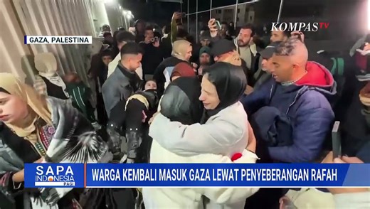 Haru! Detk-Detik Warga Gaza Tiba di Khan Younis, Ceritakan Perjalanan Berat | SAPA PAGI