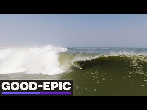 Epic, Endless Skeleton Bay Barrels!