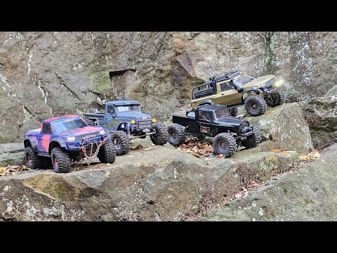 Traxxas TRX-4, Element RC Enduro Ecto & RGT Challenger Pro feat. ‪@Stephan-RC‬ & ‪@RCBirds‬