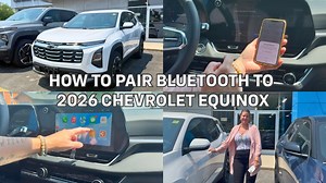 Connect your iPhone to Bluetooth and Apple CarPlay in just a few easy steps. Watch as our sales rep Sarah walks through the setup in the all-new 2026 Equinox. | Robinson Chevrolet Seaforth