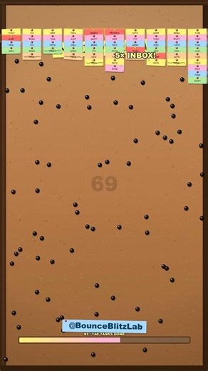 Sticky Note Brick Breaker 🗒️ #satisfying
