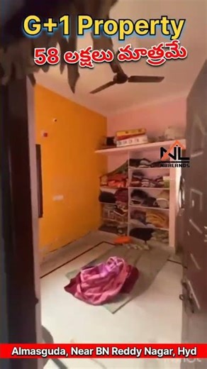 G+1 Property only 58 Lakh's | Almasguda, Badangpet, Near BN Reddy Nagar