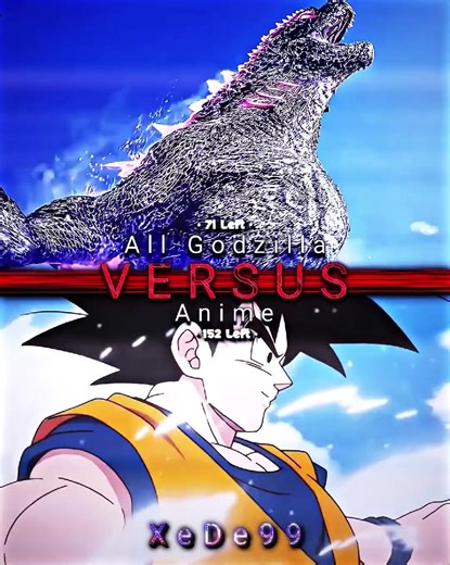 Godzilla vs Anime Comparison | Part 1
