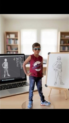 🔥📐 “3D vibes powered by AI magic 💡”