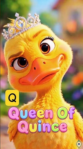Queen Of Quince | Fun Q Song for Kids & Nursery Rhymes 👑🦆 #learnalphabets #shorts
