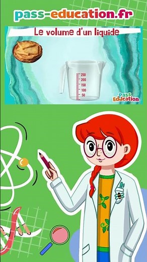 Le volume d'un liquide cm1 cm2 #education #sciences #volume #apprendre #genie #connaissance