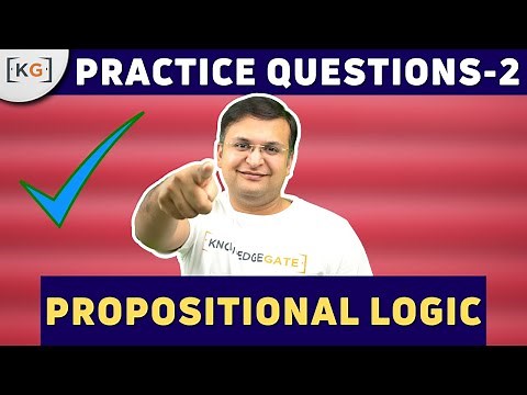 8 Practice question on Propositional logic - 2 | examples | problems