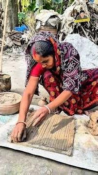 Complete process of making tiles from clay.!😱 #foryou