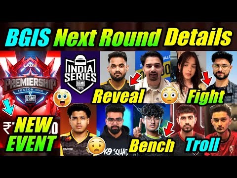 Bgis Next Round & New Event Details 🔥 Goblin Bench, Trolls 😳 Godl Mistakes, Sheek, News