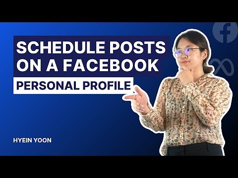 How To Schedule Posts On A Facebook Personal Profile - 90% people don’t know this 🤯
