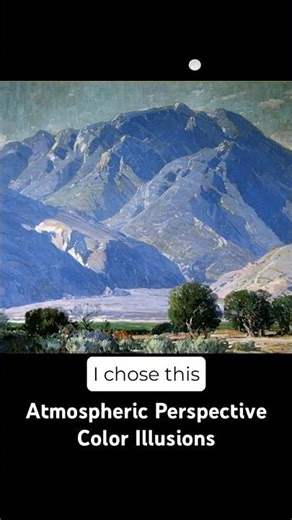 Atmospheric Perspective Color Illusions #painting #artinstruction #artclass #oilpainting