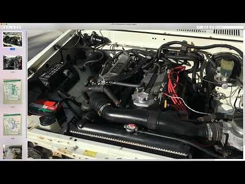 Toyota pickup 22RE - Throttle body vacuum ports & EGR valve / modulator hose routing locations info