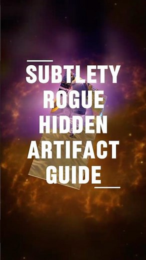Subtlety Rogue Hidden Artifact Appearance Guide – Legion Remix