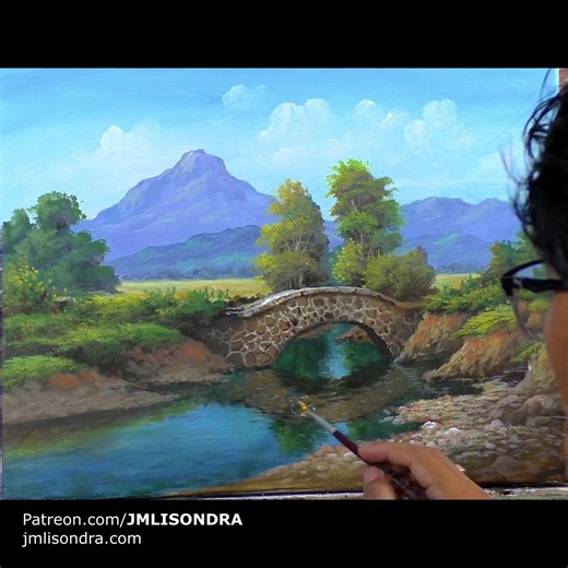 how to paint a bridge? | Jmlisondra Arts