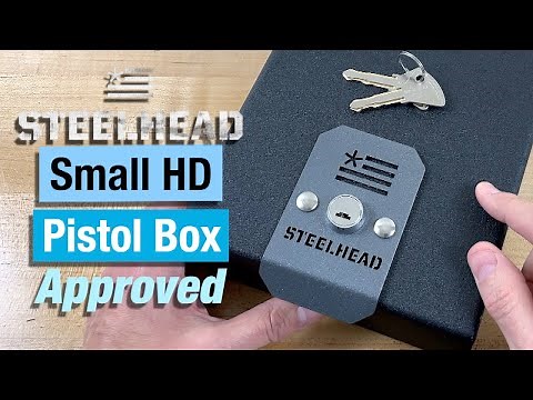 Steelhead Small HD Pistol Box: Approved