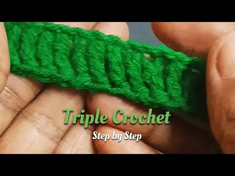 Learn Triple Crochet 🧶 - Simple,Easy and Slow Tutorial