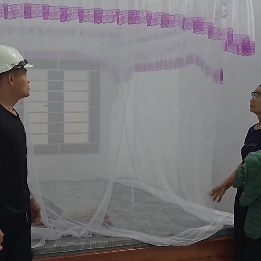 59K views · 1.3K reactions | Installing Mosquito Nets and Grandma_s Visit to Our New Home A Father_s Love Defends His Family - 04 #fblifestyle #life #family | Daily Love | Facebook