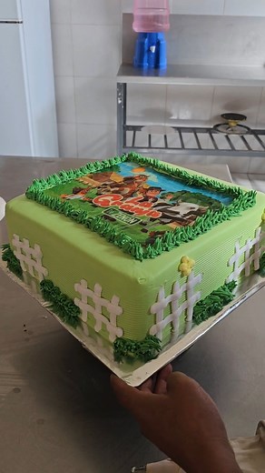 PASTEL DE LA GRANJA DE ZENON CON CREMA | torta de la granja de Zenón en chantilly fácil #cakedecorating | El mundo de la pasteleria