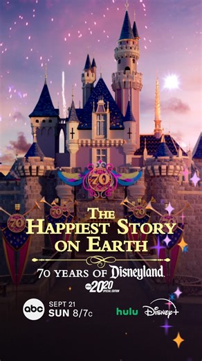 5.4K views · 69 reactions | Celebrate 70 years of Disneyland! The all-new event special, “The Happiest Story on Earth: 70 Years of Disneyland – 20/20 Special Edition” premieres Sunday night, Sept. 21 at 8/7c on ABC. Stream on Disney+ and Hulu. #Disneyland70 | ABC7NY | Facebook