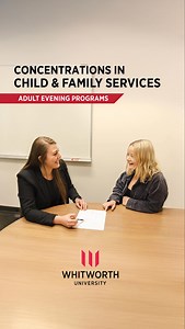 Serve your community with a degree that makes an impact! Choose from three concentrations with online and evening classes. | Whitworth University