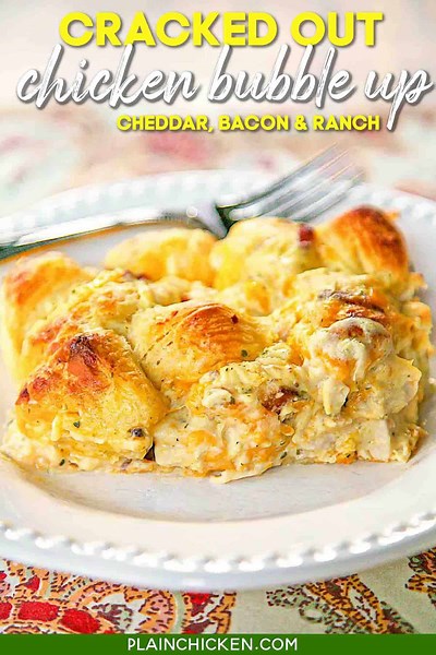 "Cracked Out" Chicken Bubble Up - Plain Chicken