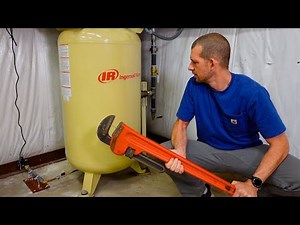 Home Shop Air Compressor Line Install- (Start to Finish)