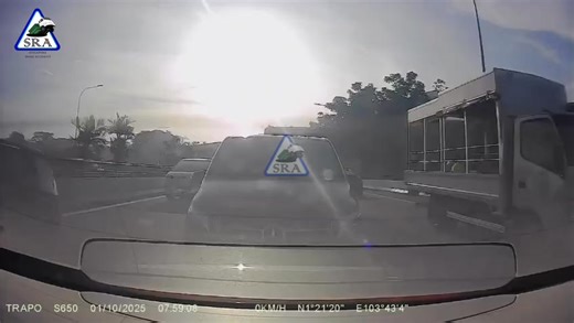 Singapore Road Accident on Reels