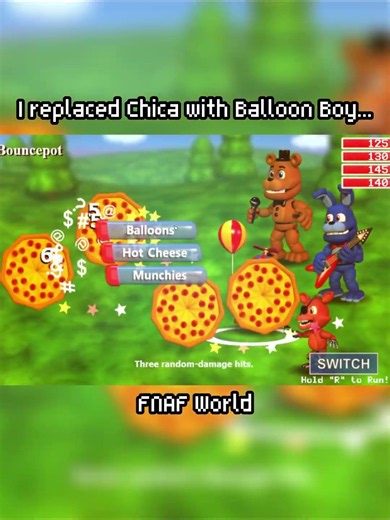I replaced Chica with Balloon Boy... || FNAF World