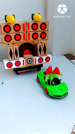 Dj Truck Loading At-New Home with Cardboard making Dj Box & Dj Lights | How to make mini dj video