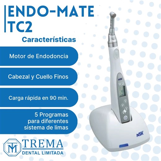 Te dejamos algunas características de Endo-Mate TC2 de NSK醴 Encuentra todos nuestros productos en nuestra web www.trema.cl  #Tremadental #nsk | Trema Dental Chile | Facebook