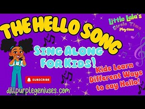 Hello Song for Kids |Kids Greeting Song| How Do We Say Hello| Circle Time| Lala's Nursery Rhymes