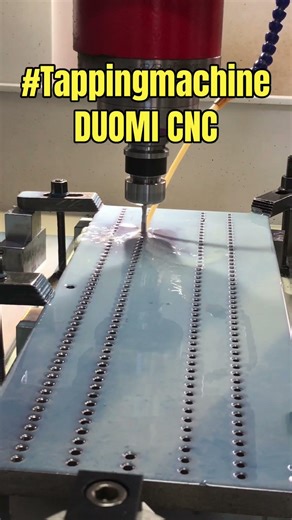 CNC Tapping Machine Makes M6 Threads Effortless #cncdrillingmachine #cncdrilling #cnc #tapping
