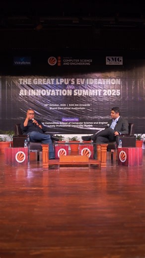 Innovation. Ideas. Impact. The EV Ideathon 2025 and AI Innovation Summit 2025, organized by the School of Computer Science and Engineering, brought together brilliant minds, groundbreaking concepts, and industry leaders to shape the future of technology. From thought-provoking sessions by Mr. Saurav Mittal and Mr. Vivek Sridhar to students showcasing innovative solutions, the events were a true celebration of creativity, collaboration, and learning. EV Ideathon 2025, AI Innovation Summit 2025, S