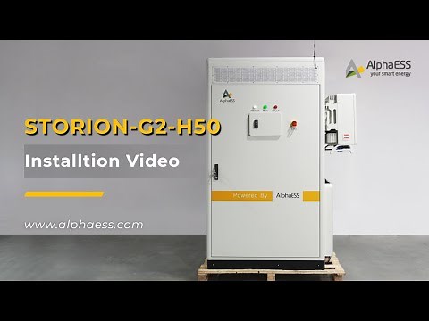 AlphaESS STORION-G2-H50 | Commercial & Industrial Energy Storage System Installation Video