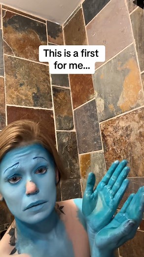 577K views · 3.3K reactions | Post-Smurfette problems. my hands are still blue.  | Jo Steel | Facebook