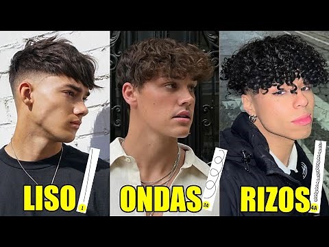 PEINADO que QUEDA BIEN a TODOS los PELOS (liso, ondulado, rizado) | MEJOR CORTE para HOMBRES