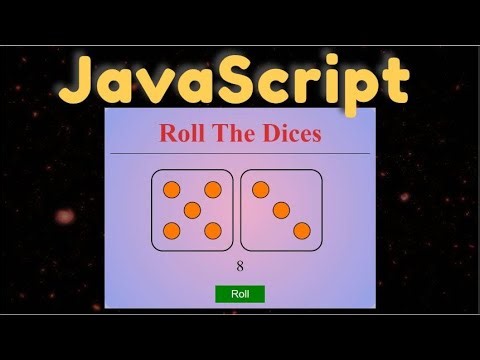 Dice Roll JavaScript | JavaScript tutorial