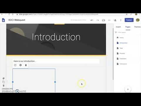 Webquest & Google Sites Tutorial