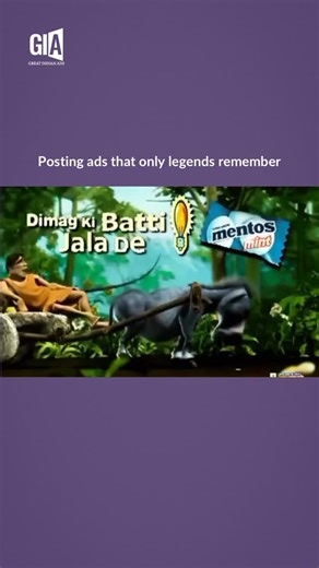 Great Indian Ads on Instagram: "Dimag Ki Batti Jala De 😂 Title — Evolution Campaign — Dimag Ki Batti Jala De Brand — Perfetti Van Melle Product — Mentos Category — Candies Creative Director — Jignesh Maniar Animation — Frameworks Studio, Singapore Director — Rajesh Krishnan Production — Soda Films Agency — Ogilvy & Mather India Year — 2008 #Mentos #Evolution #Animation #Nostalgia #CreativeAds #GoViral #OnlyTheBestAds ( nostalgia ads, iconic campaigns, Indian advertising, animated commercials, M