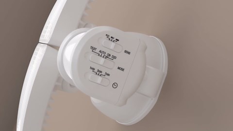 Amazon.com: Home Zone Security Dual Brightness Motion Sensor Light - Outdoor Weather Resistant LED Twin Head 5000K Security Light with Standby Halo Light and Easy Connect Back Panel, White : Electronics