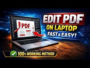 How to Edit a PDF File on Laptop (Windows & Mac) | Easy Step-by-Step