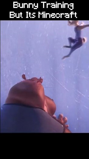 Bunny Training in Zootopia But Its Minecraft 😆🐇 | Zootopia Movie