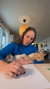 Raise your hand if your painting time is usually lovely and quiet, but sometimes gets interrupted like this 🙋‍♀️ (volume up) . . . . . . #kidsillustration #kidlitillustration #picturebookillustrator #paintingwithcats #petowners | Kaitlin Bishop Illustrations