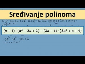 Sređivanje polinoma