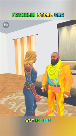 Franklin Steal Red Car #shorts #shortsfeed