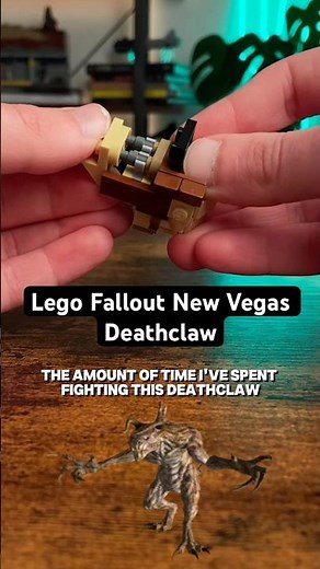 Building A PERFECT Lego Fallout New Vegas Deathclaw #lego #fallout